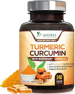 Turmeric turmeric with Visit the Nature's Nutrition Store 1950 mg with black pepper - 240 capsules.. DIAYTAR NIGERIA makes online shopping accessible to all with budget-friendly prices and reliable delivery.