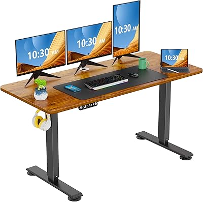 Standing desk adjustable in electric height Firxon 55.. DIAYTAR NIGERIA: Where value shopping meets reliable 5-8 day delivery across the nation.