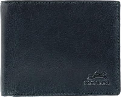 Mancini men's leather wallet with zipped, black, one -sized, two -component currency pocket.. DIAYTAR NIGERIA makes quality accessible with our diverse product range and dependable delivery service.