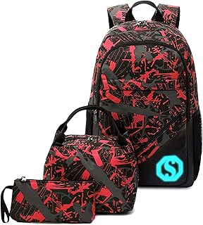 School backpack for boys, girls and children. A set of students for students with a lunch box and a pencil kit.. Discover endless possibilities with DIAYTAR NIGERIA's vast e-commerce selection and budget-friendly delivery.