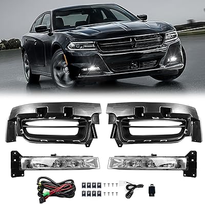 LED Shocklite LED fog lights for Dodge Charge 2015 2016 2016 2017 2017 2019 2020 (Transparent lens).. Your digital shopping ally, DIAYTAR NIGERIA offers extensive selection with budget-friendly delivery.