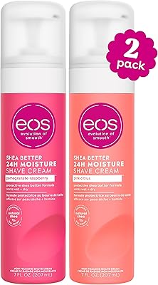 Varied pack of razing cream eos shea better for women - pomegranate, raspberry and pink citrus fruits, shaving cream, skin care and shea butter lotion and aloe vera, 24 -hour hydration, 7 fl oz, pack of 2.. Experience shopping freedom with DIAYTAR NIGERIA's comprehensive marketplace delivered within 8 days.