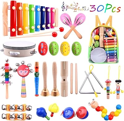Elegland 30 pieces of music instruments for young children, children's educational toys for children, drum toy with sensory children's rhythm, children's gift.. From fashion to electronics, DIAYTAR Nigeria brings it all to your doorstep — fast, easy, and affordable.