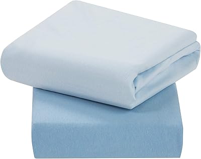Clevamama baby bed 100 % cotton, 70 cm x 140 cm, blue, lot of 2, 70 x 140 cm.. DIAYTAR NIGERIA: Where every Nigerian finds affordable products delivered within the week.