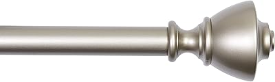 1 inch Amazonbasics curtain rod with bottle tips - 36 to 72 inches, nickel.. For everyday items and more, trust DIAYTAR Nigeria.