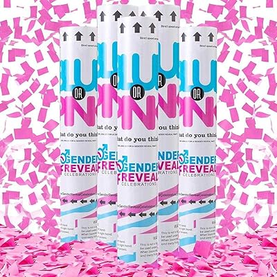 Canon with pink confetti revealing the genre, 30 cm pregnancy ad party supplies, party supplies revealing the genre for girls [pack of 5].. Discover why millions choose DIAYTAR for affordable online shopping with delivery in just 5-8 days.