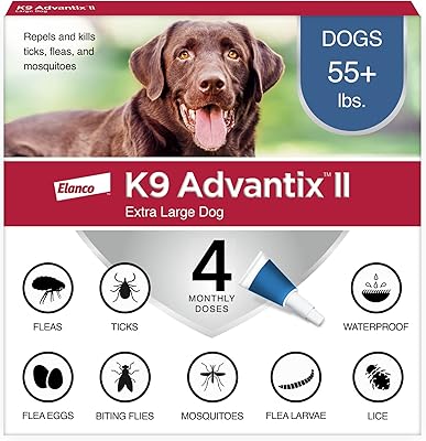 Bayer K9 Advantex II Killer of fleas, ticks and mosquitoes for large dogs of 55 lb and more than 55 lb 710546040004.. Shop the smart way with DIAYTAR NIGERIA's extensive selection and budget-friendly nationwide delivery.