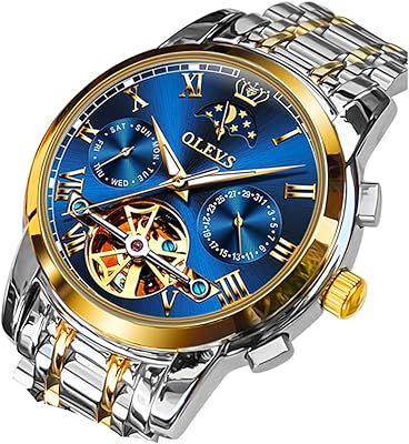 Automatic watch for men, automatic reassembly mechanics, waterproof, stainless steel bracelet, classic bracelet watch with whirlwind.. Discover why thousands choose DIAYTAR NIGERIA for affordable products delivered in less than a week.