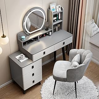 Modern hairdresser desk with light and mirror large bench.. Shop for everything you need at DIAYTAR NIGERIA, with budget-friendly prices and quick delivery.