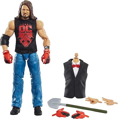 Figurine of the WWE AJ collection Wrestler with entrance shirt and construction parts of Vince McMahon, 6 "/15.24 cm, collection gift for WWE fans from 8 years old.. Discover the perfect balance of selection and value with DIAYTAR NIGERIA's nationwide e-commerce platform.