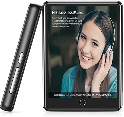 MP3 48 GB player with Bluetooth 5.1, complete tactile screen of 2.8 inch with a loudspeaker, MP3 MP3 Music player Hi-Fi without loss with Radio FM, Vocal Radio, Electronic Book, Brassard, Support up to 128 GB.. Shop confidently on DIAYTAR Nigeria — everything you need, delivered quickly.