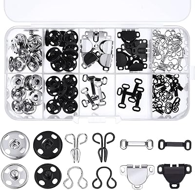 Amzoya 100 pieces hooks and eyelets for sewing skirt tools seam clothing with buttons.. Nigeria's e-commerce leader delivers unmatched variety and value to your doorstep in just 5-8 days.