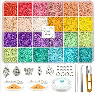 Kit of glass pearl supplies will grab 14400 pieces of small rockery 12-0 2 mm for crafts.. More than a store — DIAYTAR Nigeria is your shopping partner.