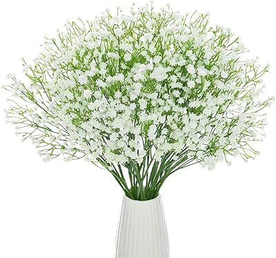 10 pieces of artificial breath artificial flowers, gypsophilic flowers to the real touch for wedding party garden decoration.. Everything you want, delivered fast — DIAYTAR Nigeria does it better.