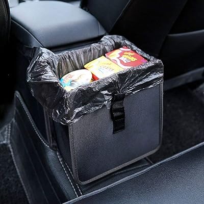 Suspended car bag for car, luxury waterproof bin, 1.85 gallon (black) trash can.. DIAYTAR NIGERIA: Creating access to affordable products for every Nigerian with our swift delivery service.