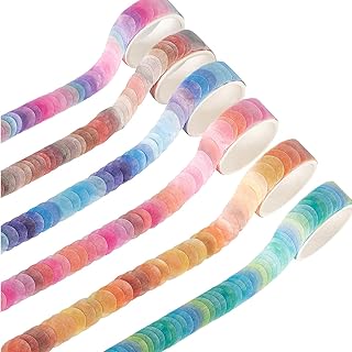 Set of Washi ribbons with pre -cut polka dots in a plain color to decorate macaroon labels, arts and crafts, newspapers, planners, scrapbooking and packaging.. Embrace a new era of online shopping with DIAYTAR NIGERIA's extensive range and budget-friendly prices.