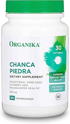 Organika Chaca Piedra 500 mg - Support of the urinary tract, support of the kidneys and the gallbladder, diuretic, cleaner - 90 VCAPs.. From daily deals to exclusive products — DIAYTAR Nigeria has you covered.