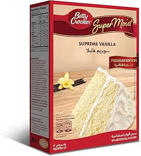 Super -molded vanilla cake mixture Supreme Betty Crocker, 500 g, fast and easy cake in 3 simple steps, rich taste, sufficient for 12 cups.. Everyday deals, every category — only on DIAYTAR Nigeria.