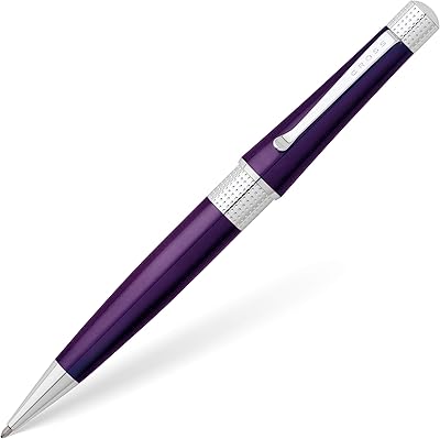 Dark purple cross-bertly purple ball pen (AT0492-7).. E-commerce made for Nigeria — fast delivery and low prices at DIAYTAR.