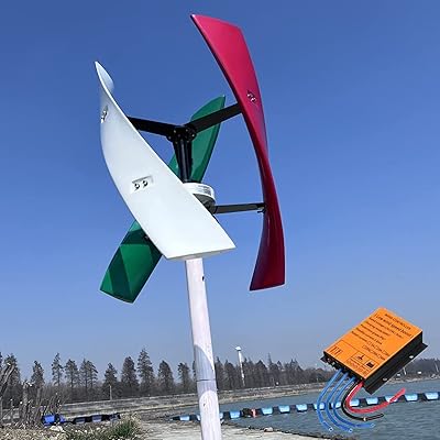 Vertical wind turbine, wind turbine for domestic use, 3 blades with MPPT load controller, 100 W, 12 V.. Discover the perfect shopping experience with DIAYTAR NIGERIA's vast selection and prompt delivery service.