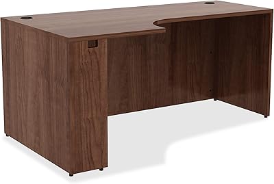 Lorell essentials credenza, laminate walnut.. DIAYTAR NIGERIA brings affordable shopping to every Nigerian home with delivery in just 5-8 days.