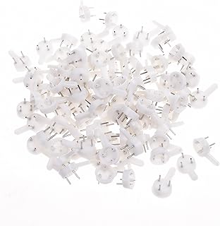 Beauty Flair 100 pieces Plastic photo frames for nail polish, mirror, clock, solid concrete wall multi-rack hooks white.. Shop with purpose at DIAYTAR NIGERIA and receive your purchases at unbeatable prices within the week.