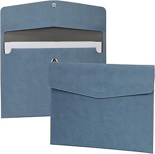 PU leather folder, A4 file organizer, tablet folder with magnetic closure for office, school, house (blue).. Your everyday shopping solution, DIAYTAR NIGERIA offers variety and value delivered within 8 days.