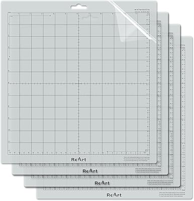 Standard rear handle cutting carpet for 4/3/2/1 Cameo silhouette - Package of 4 "x 12" vinyl replacement kits for crafts.. Shop with purpose at DIAYTAR NIGERIA and receive your purchases at unbeatable prices within the week.