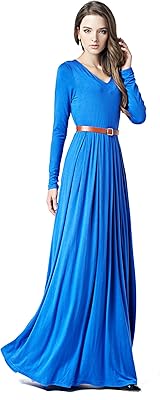Charm Your Prince Cyp Elegant evening cocktail dress with long sleeves and V -neck for woman with belt.. DIAYTAR NIGERIA brings the market to your fingertips with affordable prices and swift delivery services.