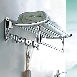 Plantex Folding Stainless Stainless Stainless Steel Rovers for Bathroom/Tervilies/hangers/bathroom accessories (18 inch-chrome).. Experience shopping satisfaction with DIAYTAR NIGERIA's vast selection and budget-friendly delivery options.