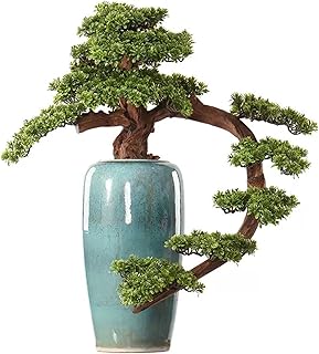 Artificial artificial trees Artificial bonsai 35.4 inches Large simulation Welcome Pin Bonsai Inner Simulation Simulation Simulation in pot with ceramic vase Imitation Pin.. DIAYTAR NIGERIA: Where quality products become affordable with our nationwide shipping service.