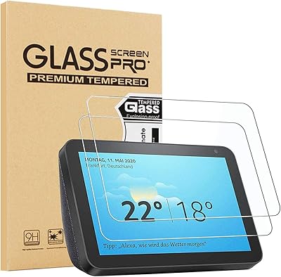 Wallpaper protector in tempered glass for A-Zone Echo Show 8 (2nd generation, version 2021), screen protector in tempered glass 9 hours ultra transparent anti-scratch for A-Zone Echo Show 8 (2019/2021).. DIAYTAR NIGERIA: Bringing affordable shopping solutions with a diverse product catalog delivered nationwide.