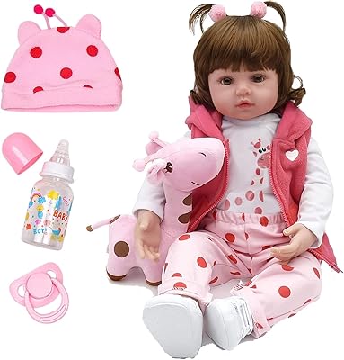Beauty Reborn 22 inch realistic baby flexible silicone doll girls with plush.. Join thousands of satisfied shoppers on DIAYTAR Nigeria.