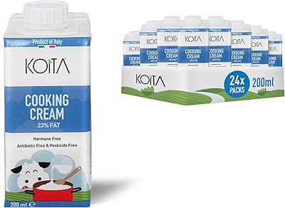 Non -hormonal Koita Italian kitchen cream - without hormones, pesticides and artificial preservatives with a clean taste (200 ml, 24 package).. Shop anytime, receive on time — only with DIAYTAR Nigeria.