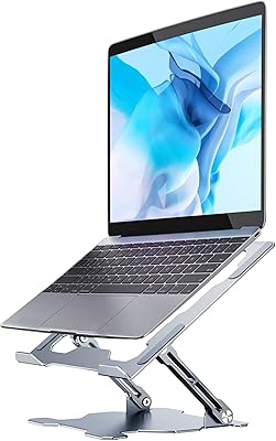 Laptop Support Ergonomic Support Adjustable Aluminum Portable Aluminum Compatible with MacBook.. DIAYTAR NIGERIA brings affordable products to every doorstep with our reliable 5-8 day shipping.