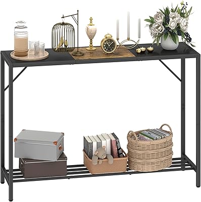 Table console Latorre Industrial Entrance Table of 415 "with narrow sofa shelf for corridor.. Experience hassle-free shopping with DIAYTAR NIGERIA's user-friendly platform and prompt delivery service.