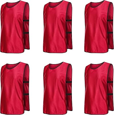6 pieces of melee jackets / Sports caps / football bibs for children and adults.. Discover a world of choices with DIAYTAR NIGERIA's extensive marketplace and prompt shipping service.
