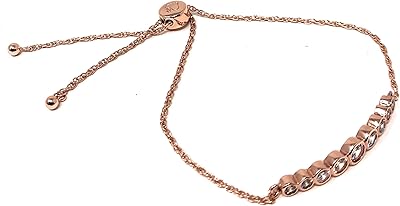 Adjustable chain bracelet rose gold kate spade circle of love.. DIAYTAR NIGERIA revolutionizes online shopping with competitive prices and reliable 5-8 day delivery.