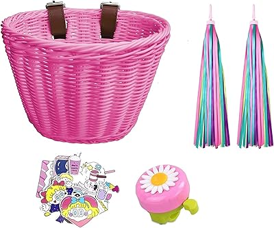 Bike Basket for children The white shop wicker basket girl with pendant.. Wide range, low cost, fast delivery — that’s DIAYTAR Nigeria.