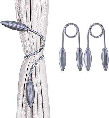 Arab curtain fasteners with creative design to decorate windows in a European design suitable for the house and the office (gray) - two rooms.. Discover why thousands choose DIAYTAR NIGERIA for affordable products delivered in less than a week.