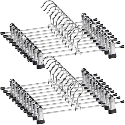 Red Dot Gift® 25 hangers for 12 "pants (30 cm) adjustable metal pants.. Why pay more? DIAYTAR Nigeria gives you the best for less.