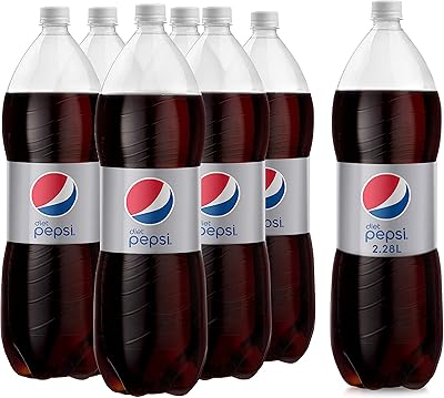 Diet pepsi soft drink bottle, 2.28 l x 6.. DIAYTAR NIGERIA brings the nation's largest product catalog to your doorstep at prices you'll appreciate.