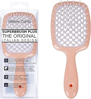 Tanging brush, hollow massage comb to style wet hair, thick and curly (orange and white).. Your go-to destination for affordable online shopping, DIAYTAR NIGERIA delivers in under 8 days.