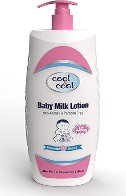 Cool & cool baby milk lotion, 750 ml, 1 room.. Your digital shopping companion, DIAYTAR NIGERIA offers exceptional value with delivery in less than 8 days.
