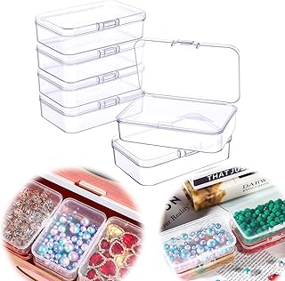 Delfino box Small storage of transparent plastic pearls to collect.. DIAYTAR NIGERIA: Redefining e-commerce with affordable prices and reliable nationwide shipping.