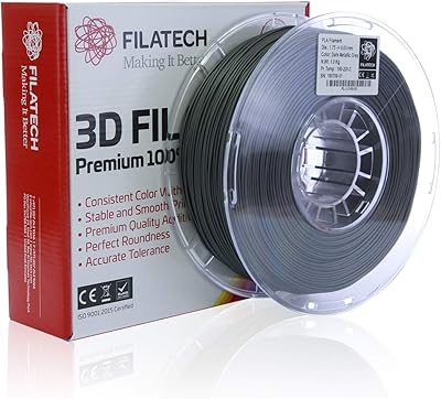 Filament Pas Filatech, dark metallic gray, 1.75 mm, 1 kg, made in the United Arab Emirates.. DIAYTAR NIGERIA revolutionizes e-commerce with our affordable prices and dependable delivery timeframes.