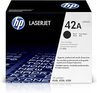 Authentic black Laserjet Toner Cartridge HP 42A [Q5942A].. Shop from anywhere in Nigeria and receive your DIAYTAR purchases at affordable prices within a week.