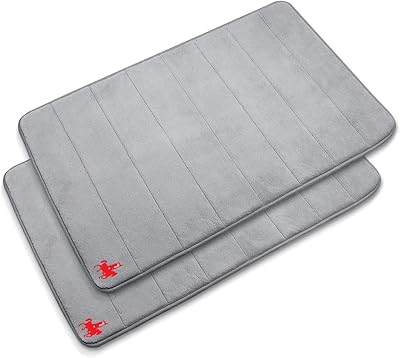 Set of non -slip bath mat in memory foam -.. DIAYTAR NIGERIA: Your partner in affordable online retail with reliable shipping across Nigeria.