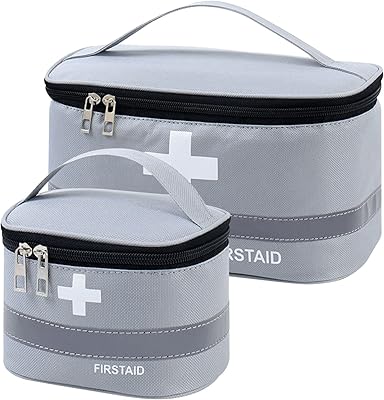 First aid kit Ulimagi medication bags empty -first gray portable first aid for outdoor camping travel (dark gray).. DIAYTAR NIGERIA: Your partner in affordable online retail with reliable delivery across the nation.