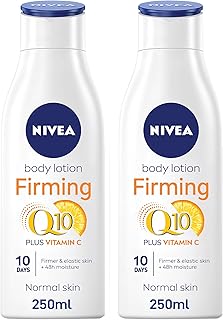 Nivea Q10 Plus Firming Body lotion with vitamin C for normal skins, 2 x 250 ml.. Experience hassle-free shopping with DIAYTAR NIGERIA's user-friendly platform and prompt delivery service.